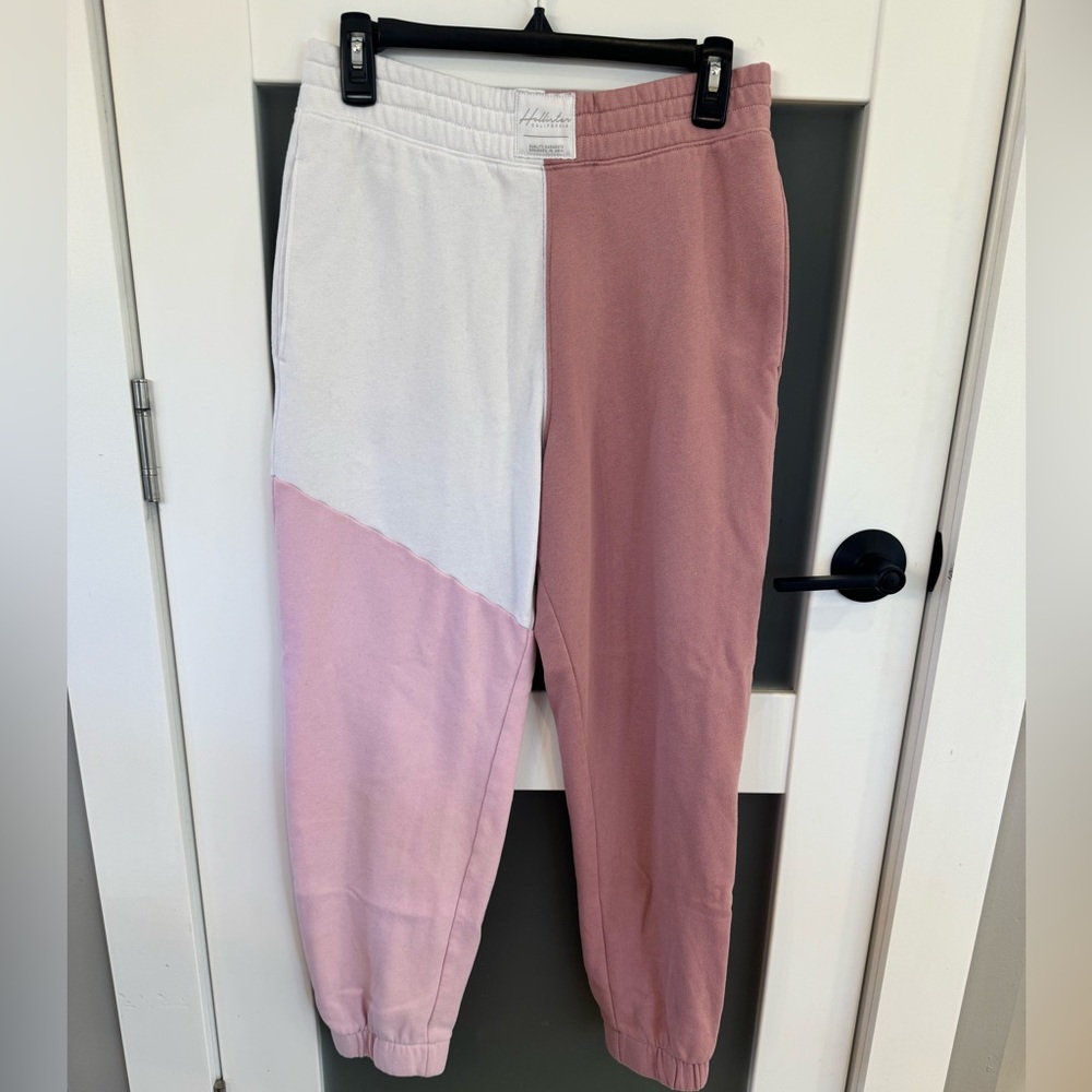 Hollister Pink & White Joggers